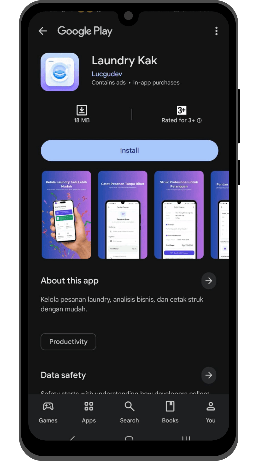 Download dan Install Aplikasi