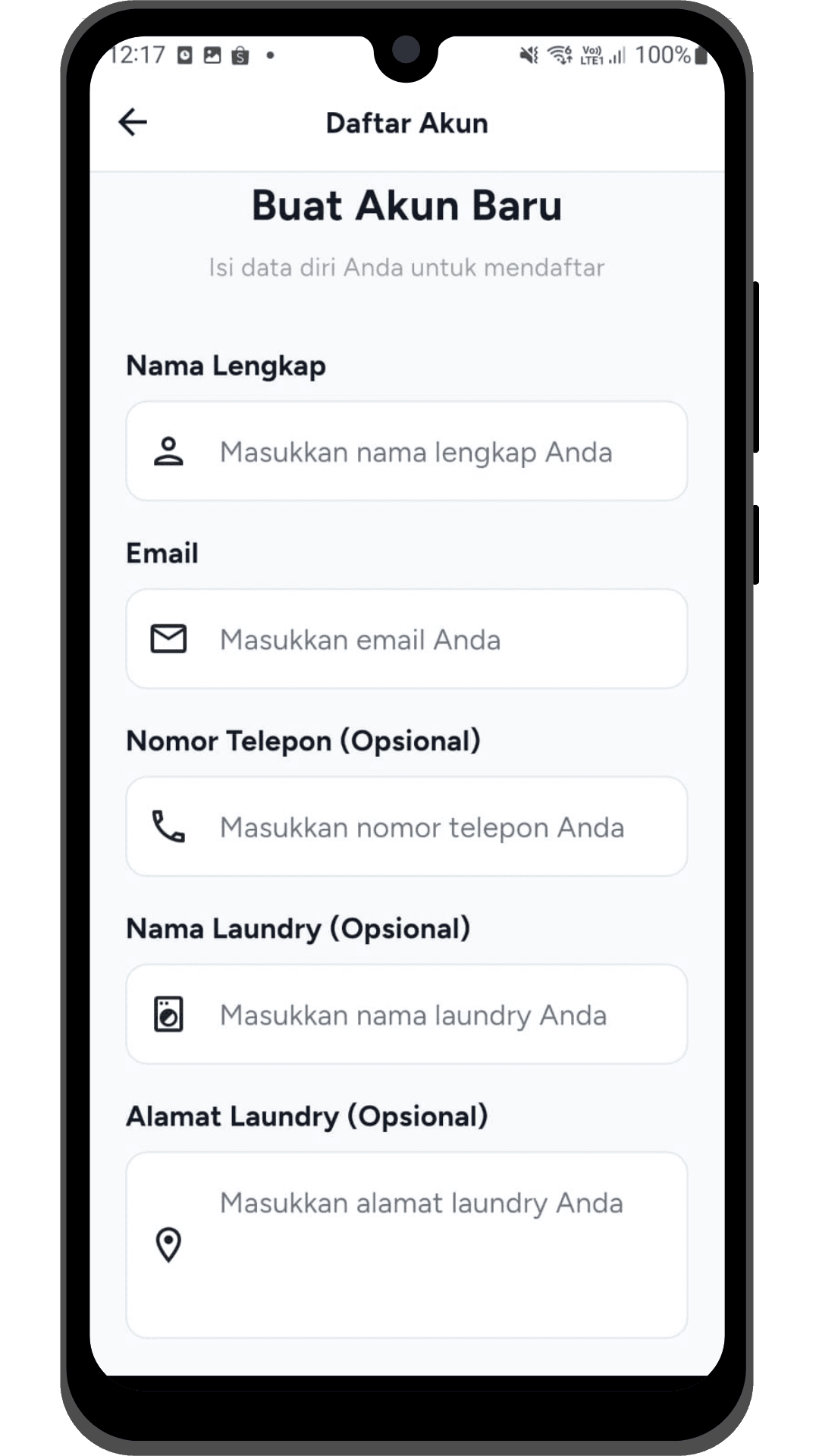 Registrasi Akun